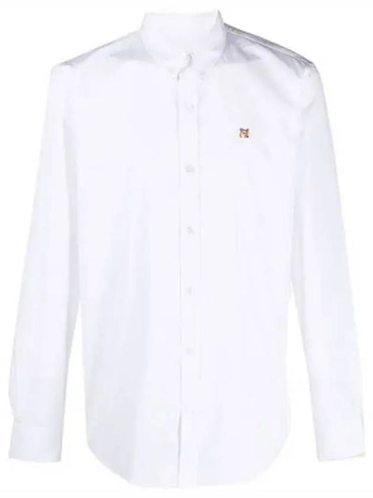 GM00454WC0025 WH Foxhead Classic Shirt White Men s TJ 270275 - MAISON KITSUNE - BALAAN 1