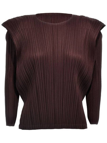 Pleats Please Issey Miyake 'Monthly Colors: September' Blouse - ISSEY MIYAKE - BALAAN 1