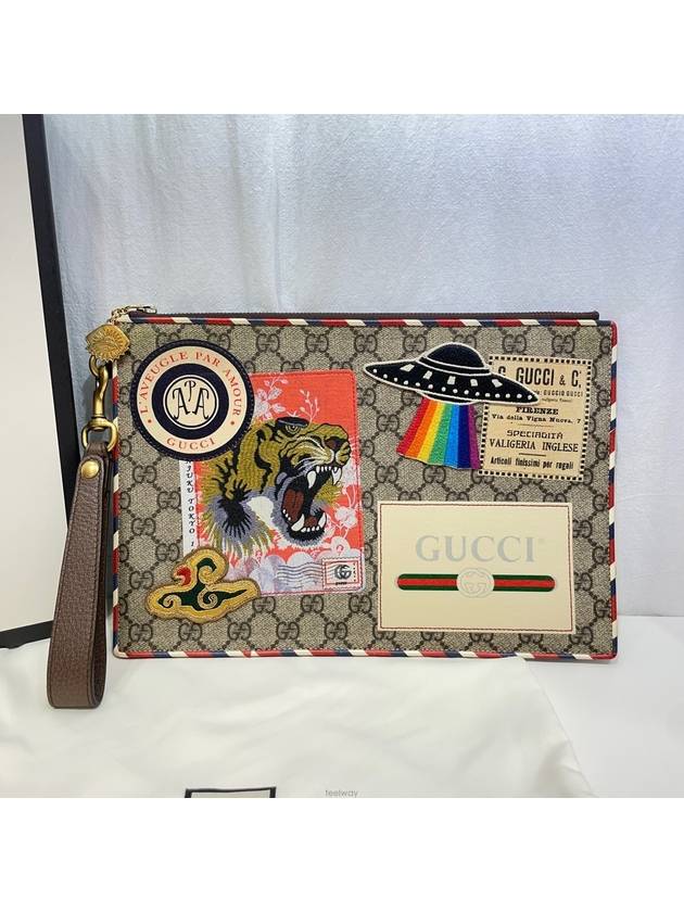 473915 Courier Supreme Clutch - GUCCI - BALAAN 1