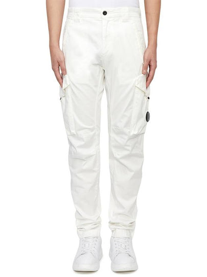 Men's Cargo Straight Pants White - CP COMPANY - BALAAN 2