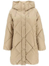 CALERNO Hood Padding Beige 2354960833 018 - MAX MARA - BALAAN 1