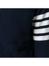 Men's Diagonal Classic Cashmere Cardigan Navy - THOM BROWNE - BALAAN 4