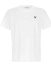 Fox Head Patch Classic Short Sleeve T-Shirt White - MAISON KITSUNE - BALAAN 3