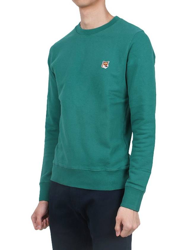 Fox Head Patch Regular Sweatshirt Green - MAISON KITSUNE - BALAAN 4