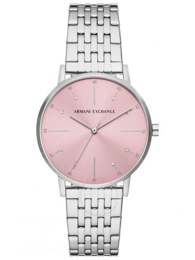 Armani Exchange Lola Quartz Pink Dial Ladies Watch AX5591 - ARMANI EXCHANGE - BALAAN 1