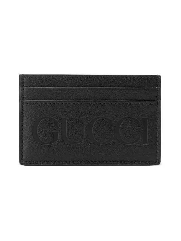 Logo Card Wallet Black - GUCCI - BALAAN 1