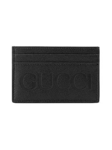 Logo Card Wallet Black - GUCCI - BALAAN 1