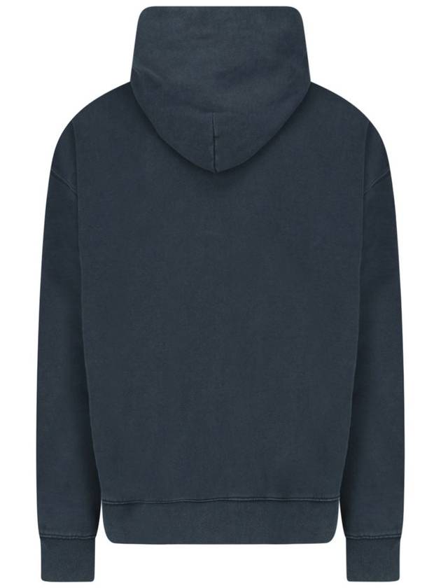 Reverse Logo Cotton Hoodie Black - MAISON MARGIELA - BALAAN 3