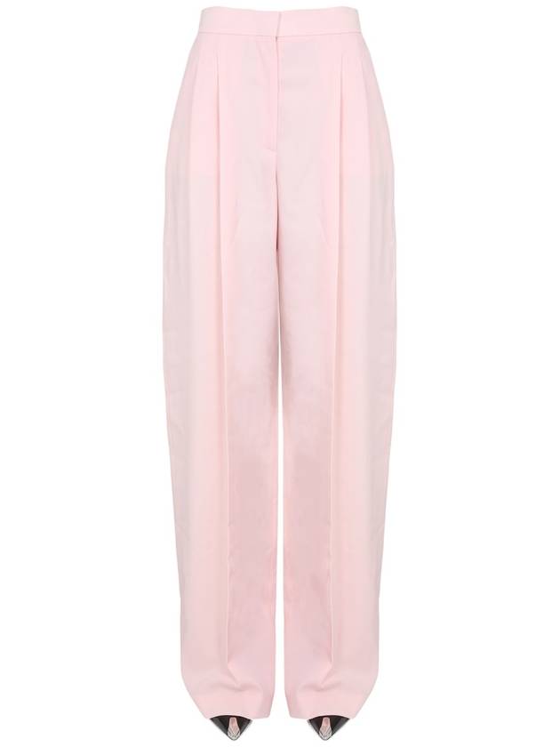 Pintuck Wool Pants Pink - ALEXANDER MCQUEEN - BALAAN 2