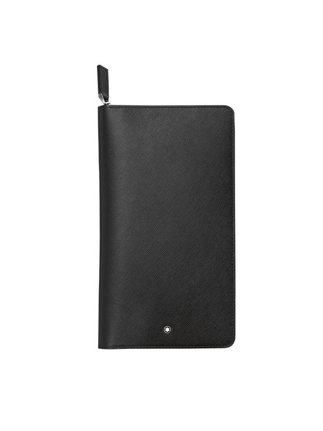 Sartorial Zip Around Travel Card Wallet Black - MONTBLANC - BALAAN 1