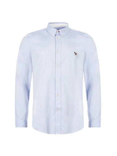 Zebra Patch Long Sleeve Shirt Light Blue - PAUL SMITH - BALAAN 1