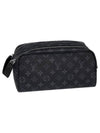 Dopp Kit Monogram Eclipse Pouch Bag Black - LOUIS VUITTON - BALAAN 4