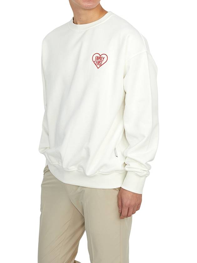 Heart Sweatshirt White - FAMILY FIRST - BALAAN 6