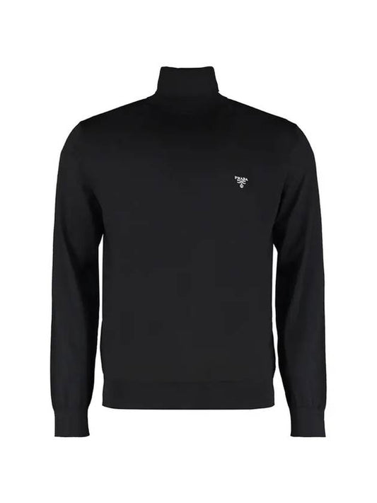 Superfine Turtleneck Black - PRADA - BALAAN 1