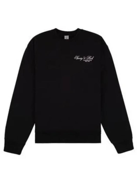 Logo Print Cotton Sweatshirt Light Black - SPORTY & RICH - BALAAN 2