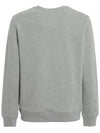 Men's VPC Logo Print Crew Neck Sweatshirt Grey - A.P.C. - BALAAN 4