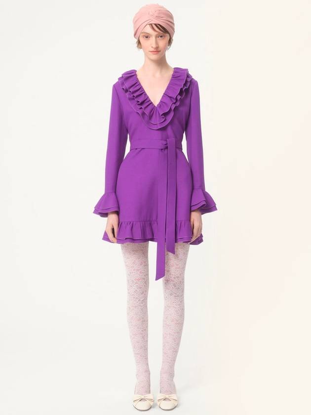 Valentino Garavani Dresses Purple - VALENTINO - BALAAN 7