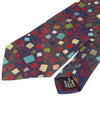 100 Silk Navy Khaki Square Multi Pattern Tie - A. TESTONI - BALAAN 4