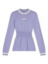 Bree Ribbed Waist Knit Top Sweet Lavender - J.LINDEBERG - BALAAN 2