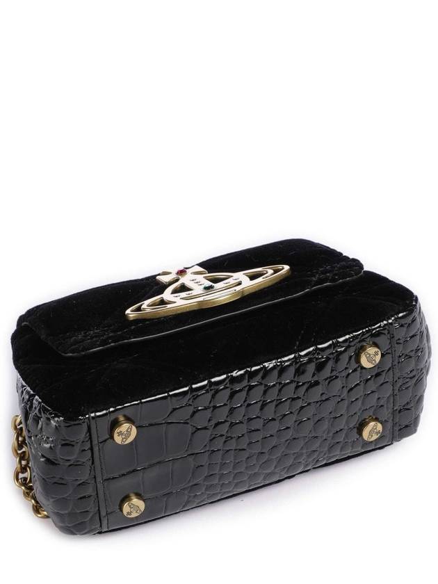 Hazel Small Shoulder Bag Black - VIVIENNE WESTWOOD - BALAAN 7