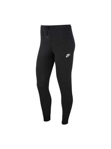 Essential Fleece Tight Track Pants Black - NIKE - BALAAN 1