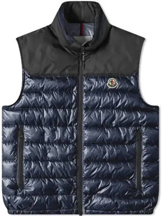 1A00058 M1591 776 ORTAC Lightweight Padded Vest Navy Men s TTA 270518 - MONCLER - BALAAN 1