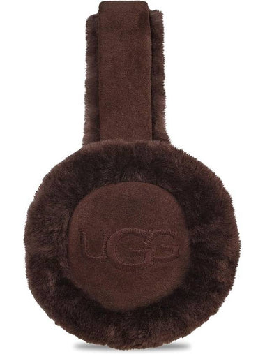 logo earmuff earmuffs dark brown 20955 for women - UGG - BALAAN 1