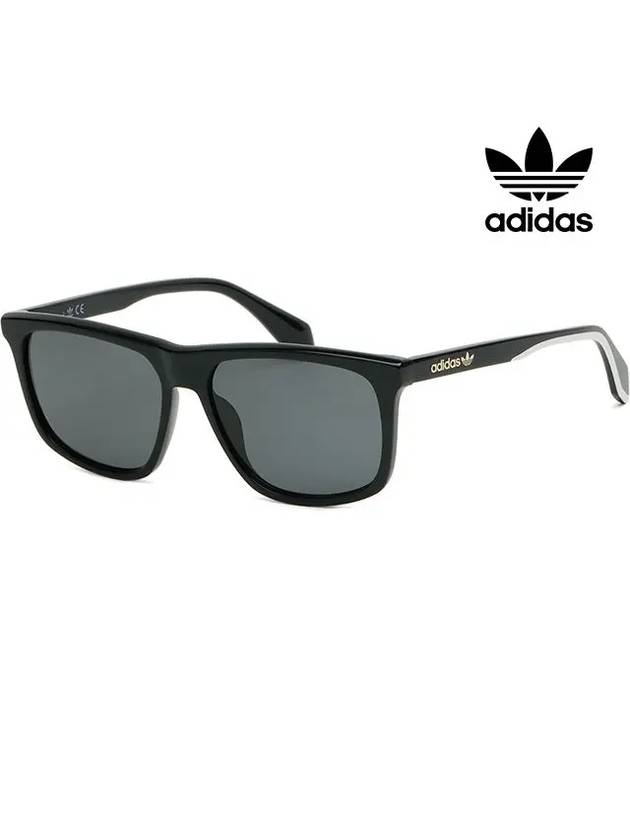 Sunglasses men women fashion black square horn rim OR0062 01A - ADIDAS - BALAAN 1