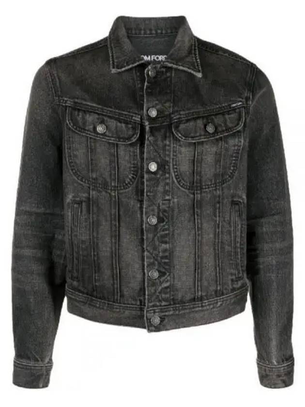 Denim Jacket Black - TOM FORD - BALAAN 2