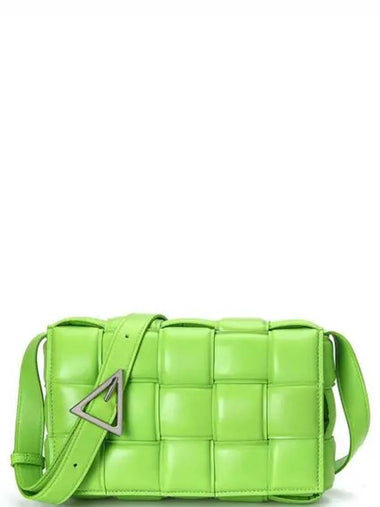 Bottega Veneta Padded Cassette Bag 26 Green 591970VCQR13815 - SAINT LAURENT - BALAAN 1