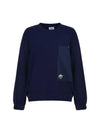 Pocket Round Neck Sweatshirt MW3AE116 - P_LABEL - BALAAN 2