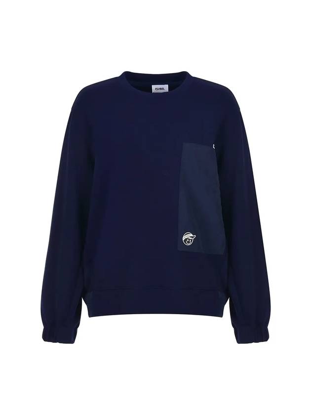 Pocket Round Neck Sweatshirt MW3AE116 - P_LABEL - BALAAN 2