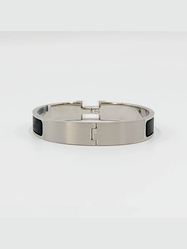 Click Ache HH Palladium Matte Bracelet Noir - HERMES - BALAAN 4