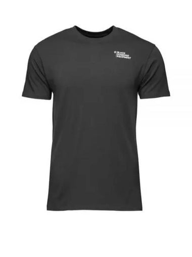 BLACK DIAMOND 24 Heritage Equipment SS Tee MENS NAMAP730231 - BLACKBROWN - BALAAN 1