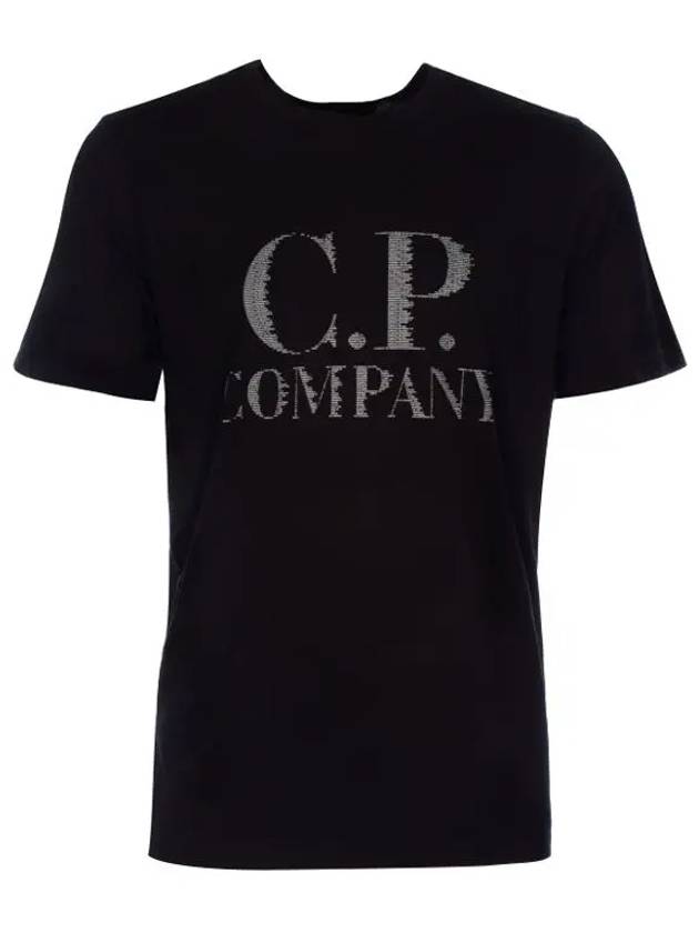 Logo short sleeve t shirt black 14CMTS188A - CP COMPANY - BALAAN 1