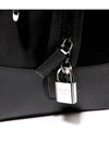 Re Nylon Saffiano Leather Duffel Bag Black - PRADA - BALAAN 10