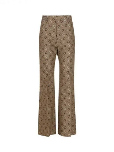 All over horsebit embroidery wool blend pants 271982 - GUCCI - BALAAN 1