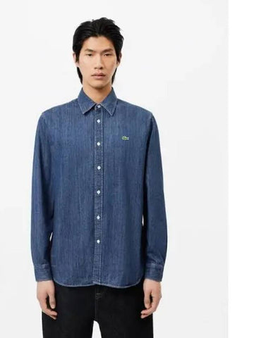 Men s Denim Shirt Indigo CH6267 54N CDZ Domestic Product GQ2N24082229837 - LACOSTE - BALAAN 1