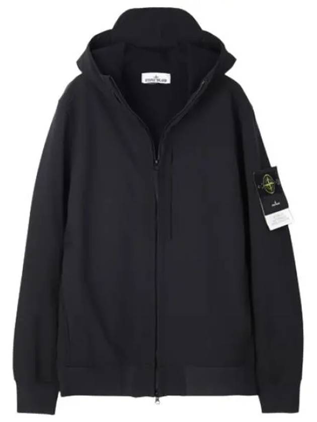 Soft Shell Idai Effect Recycled Polyester Lightweight Hooded Blouson Men s Jacket - STONE ISLAND - BALAAN 1