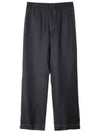 Silk slip ons straight pants suit men s slacks - PRADA - BALAAN 1