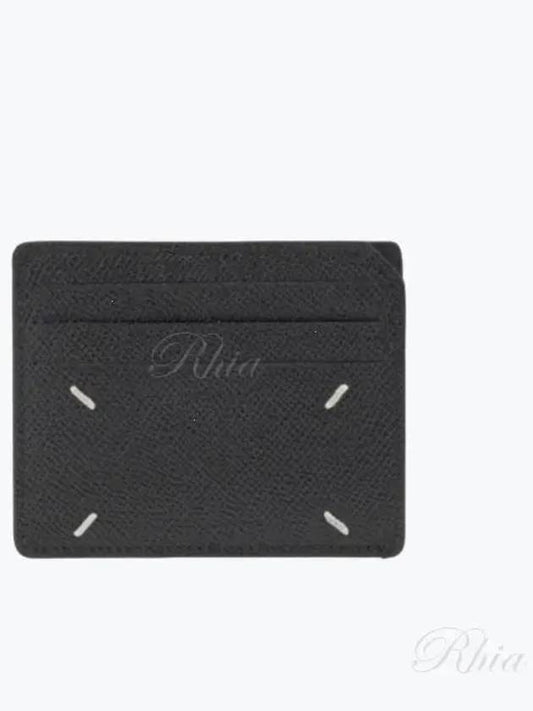 Stitch Small Card Wallet Black - MAISON MARGIELA - BALAAN 2