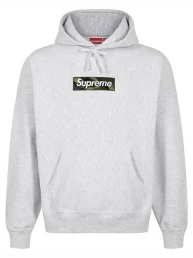 Box Logo Hoodie Ash Grey - SUPREME - BALAAN 1