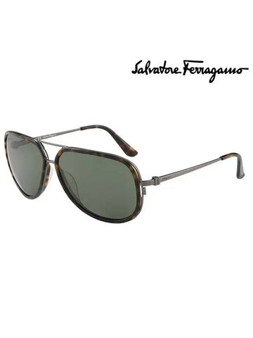 Aviator Sunglasses Brown - SALVATORE FERRAGAMO - BALAAN 1