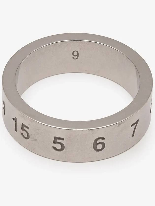 Numerical Logo Engraved Ring Silver - MAISON MARGIELA - BALAAN 3