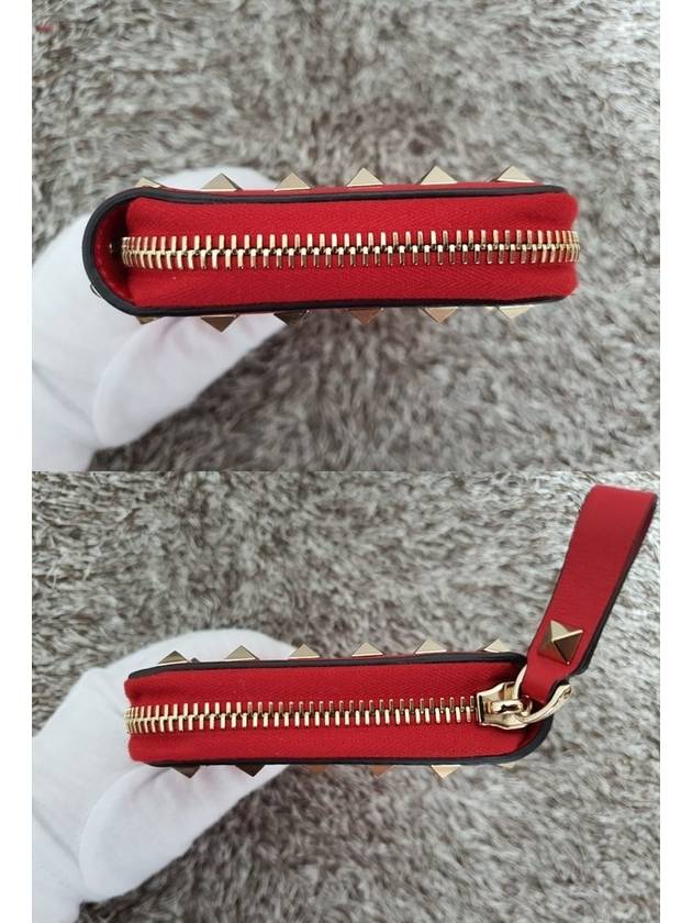 Rockstud medium wallet red - VALENTINO - BALAAN 6