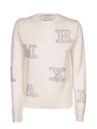 Rhinestone logo knit 13660429 001 - MAX MARA - BALAAN 2