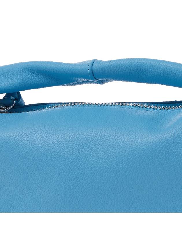 Baby Kush Small Grain Shoulder Bag Blue - BY FAR - BALAAN 8