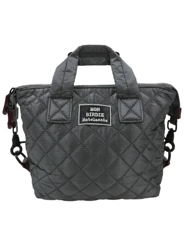 Montbird 2 way quilted nylon bag GRAY - MONBIRDIE GOLF - BALAAN 3