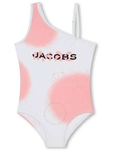 Little Marc Jacobs Girls Logo Print 1-Piece Swimsuit, Size 8Y - MARC JACOBS - BALAAN 1