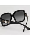 Eyewear Heart Pearl Camellia Sunglasses Black - CHANEL - BALAAN 5